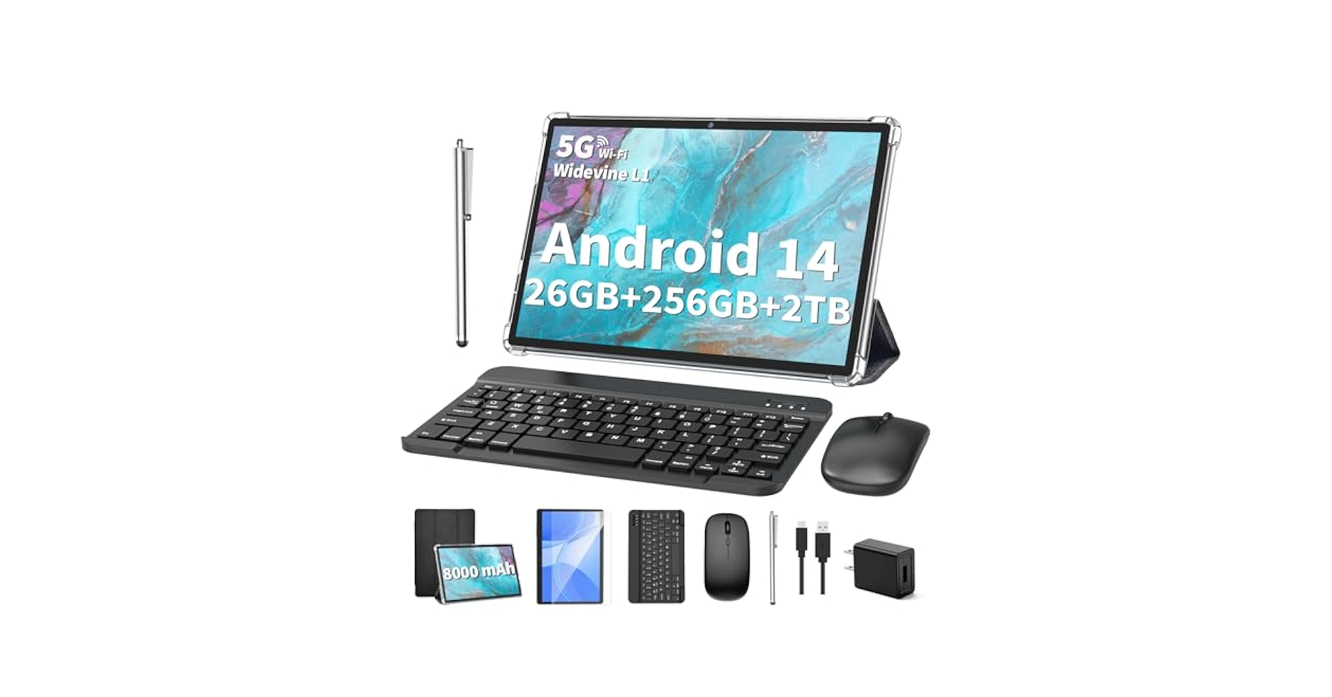 Amazon.com : 2025 Tablet, Android 14 Tablets 10 inch with